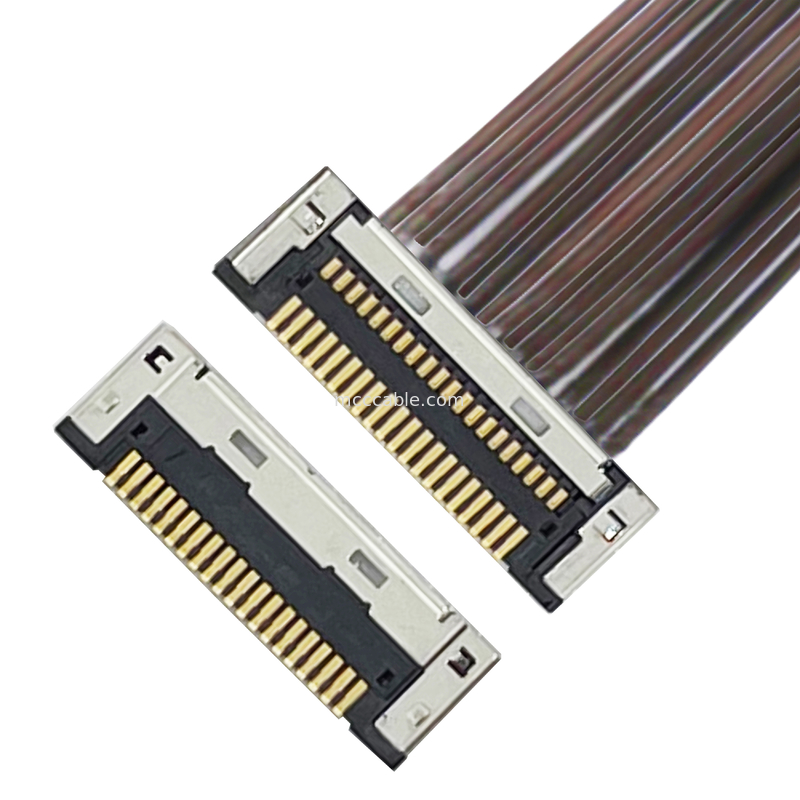 DF49-20P-SHL  Microcavo coaxial assemblaggio DF49-20P 0.4SD Arnesi coaxiali estremamente fini