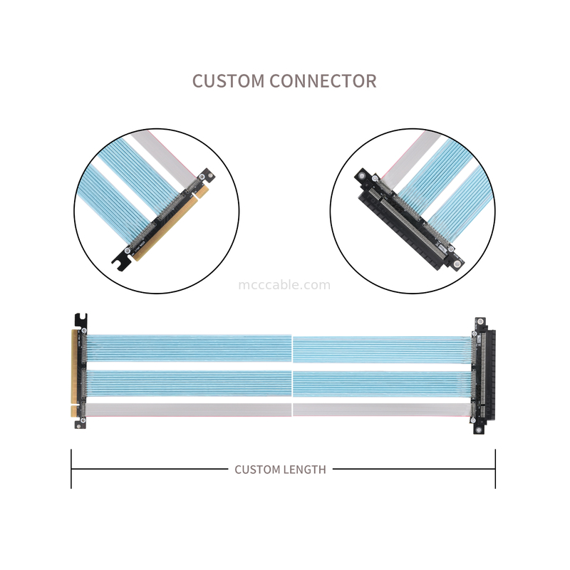 PCB Cavo coassiale estremamente sottile PCIE Grafica Computer Grafica scheda grafica Cable di estensione adattatore