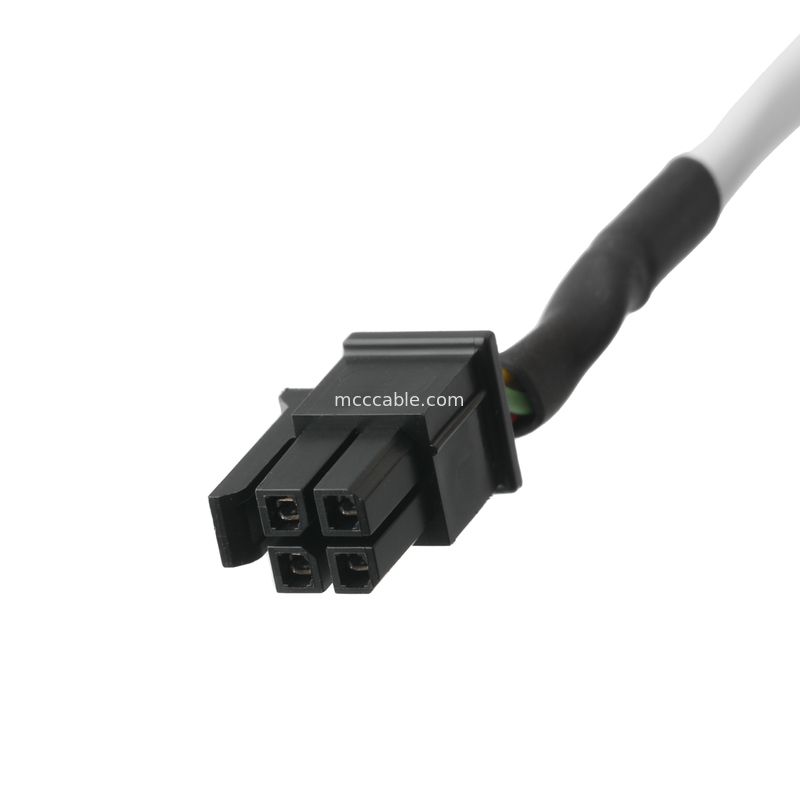 PUSHBUTTON LED BIANCO M12 IP65/IP67 a HSG maschio 43025-0400 passo 3,0 mm MX attivatore di interruttore di alimentazione
