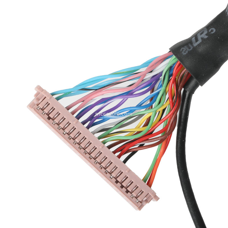 Assemblaggio del cavo Lvds  DF13-40Pin Pitch 1.25mm a HD-SUB 26P FEMALE SLODER UL 1007 20AWG CABLE OEM/ODM
