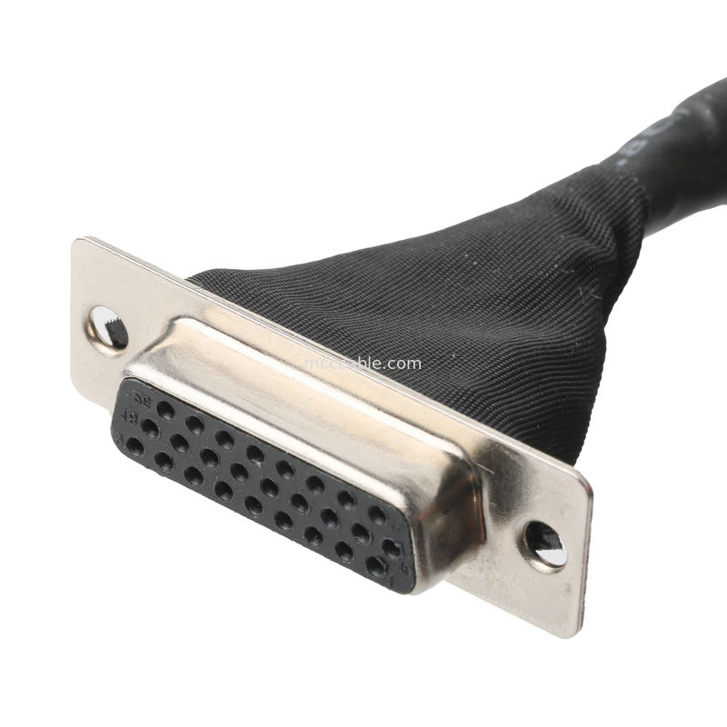 Assemblaggio del cavo Lvds  DF13-40Pin Pitch 1.25mm a HD-SUB 26P FEMALE SLODER UL 1007 20AWG CABLE OEM/ODM