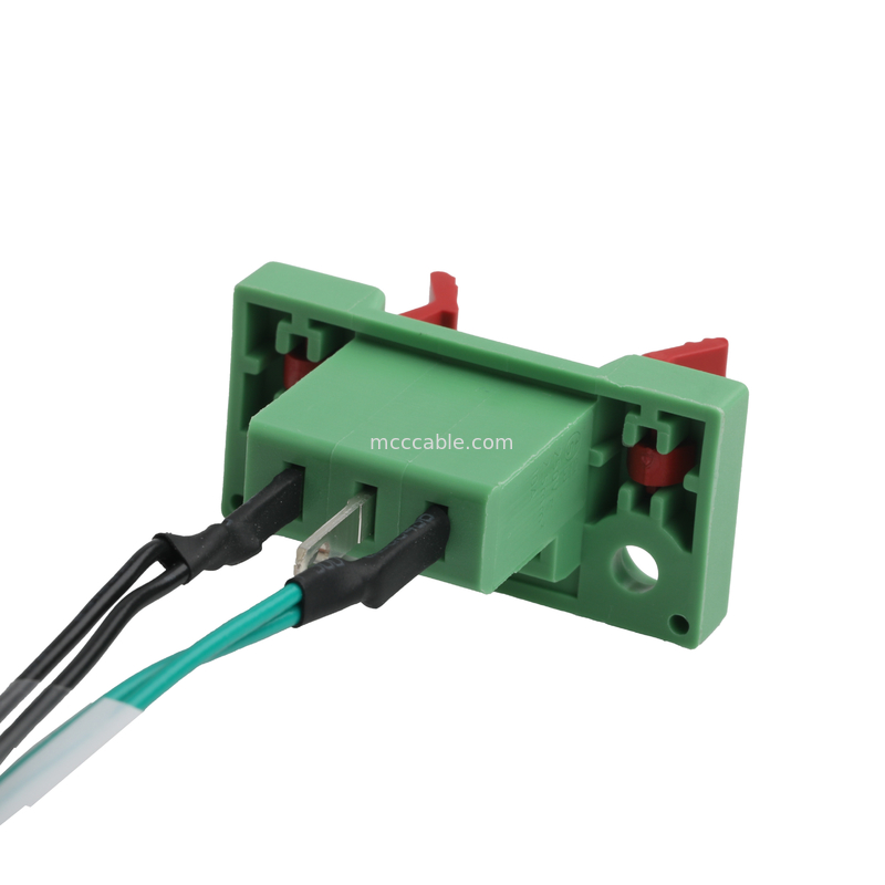 Assemblaggio di cavi personalizzati DFK-MSTB 2,5/3-G-5.08 a JST EH-4P UL 1061 22AWG