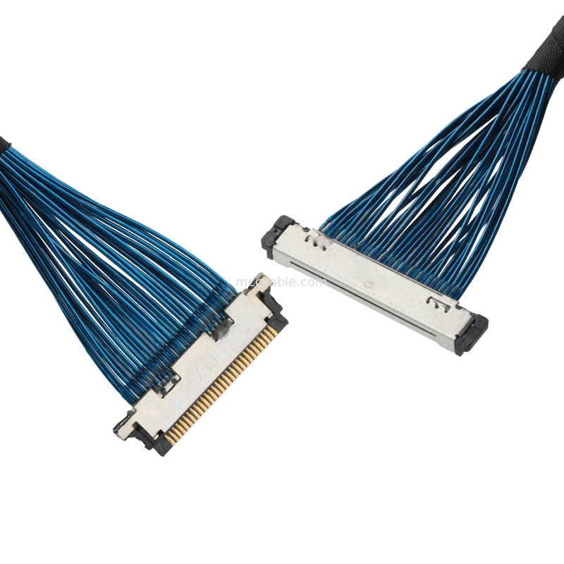 Cavo micro coassiale 20380 -R30T-06 a 20345-30T-32R 0,4 mm Connettore di cavi coassiali Pitch ROHS