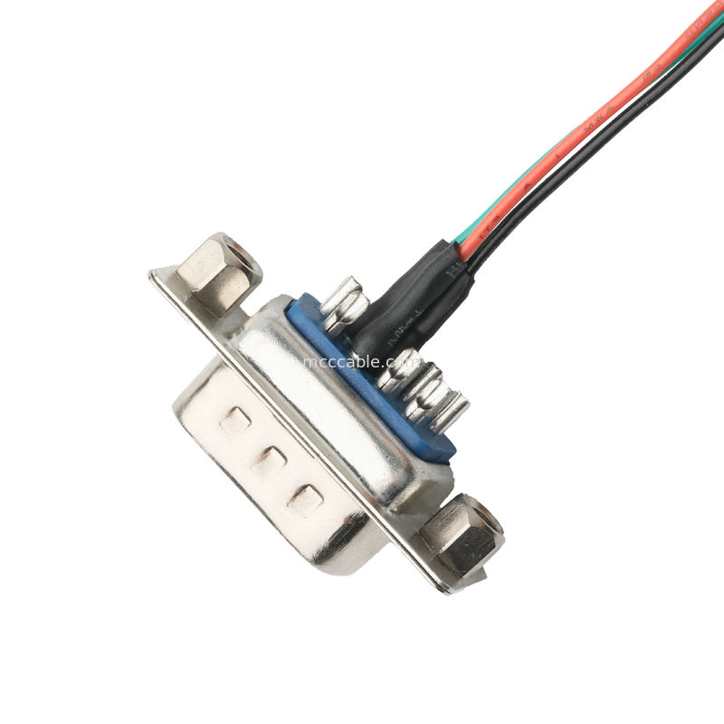 DB 9P LVDS Assemblaggio di cavi D-SUB-9P Maschio saldatore a MX1.25mm 4Pin Wire Connector OEM / ODM