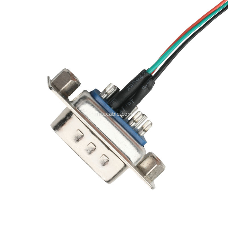 DB 9P LVDS Assemblaggio di cavi D-SUB-9P Maschio saldatore a MX1.25mm 4Pin Wire Connector OEM / ODM