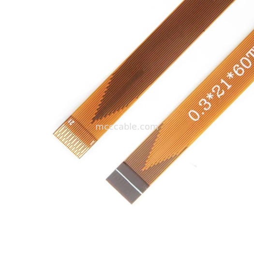 21 cavo del perno FFC FPC, connettore flessibile dell'esposizione dei lvds del passo del cavo piano 0.3mm di FPC