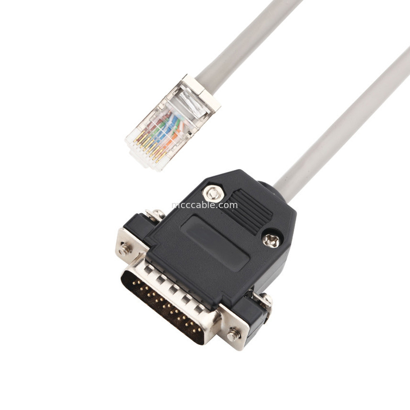 Cavo ad alta velocità del samtec dell'assemblaggio cavi della rete del cavo H-DB 26P RJ45 8pin del supporto del pannello