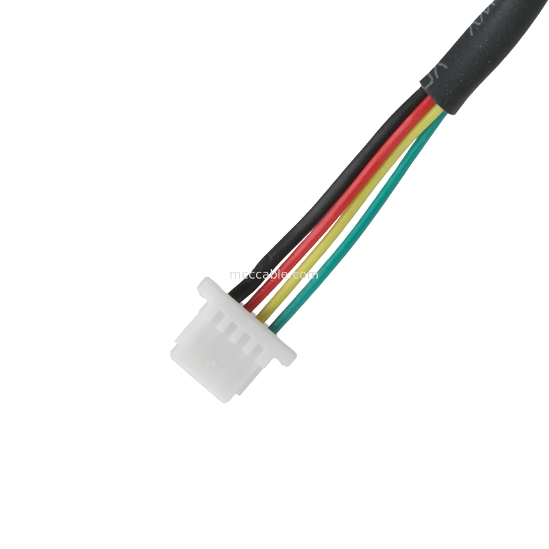 3.5mm 4Pin Heaphone Earphone Plug MALE a JST SHR-04V-S-B Assemblaggio di connettori per cavi OEM/ODM