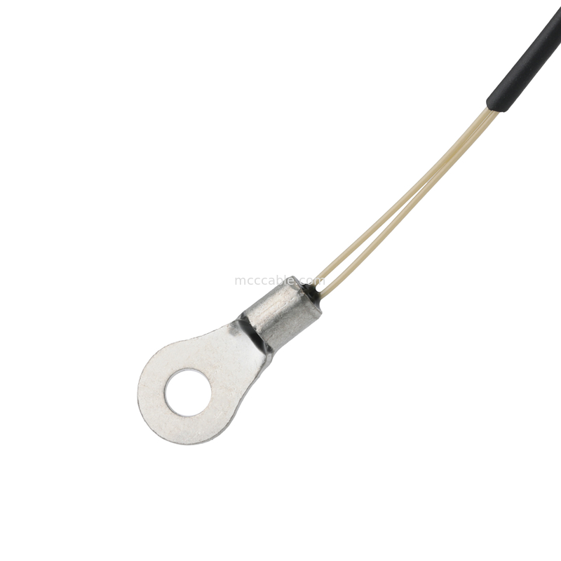 M8 Termistori NTC 10K ohm 1% sensore a contatto 2P Face UP UL10064 32#AWG Cavo OEM/ODM