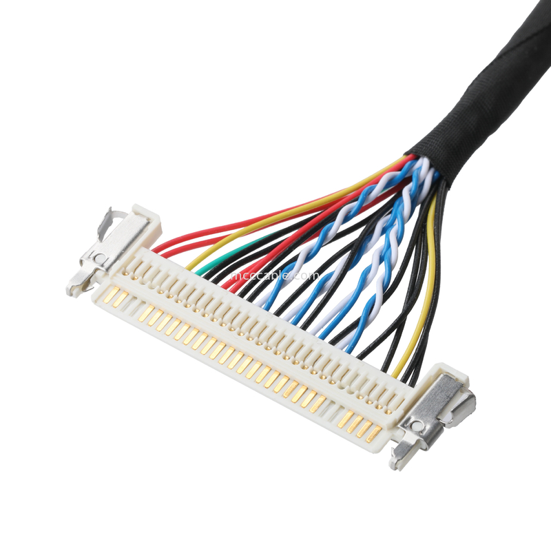 JAE FI-X30HL 30P 1,0 mm di passo al gruppo di cavi LVDS JAE FI-S20S 20P e SHLP-6P OEM / ODM