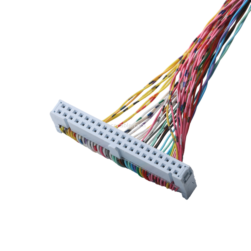 Collegamento 89140-0101 RCPT 40P IDC 26-28AWG GOLD Lungo-diretto, NPT Hubs con anello di tenuta integrato