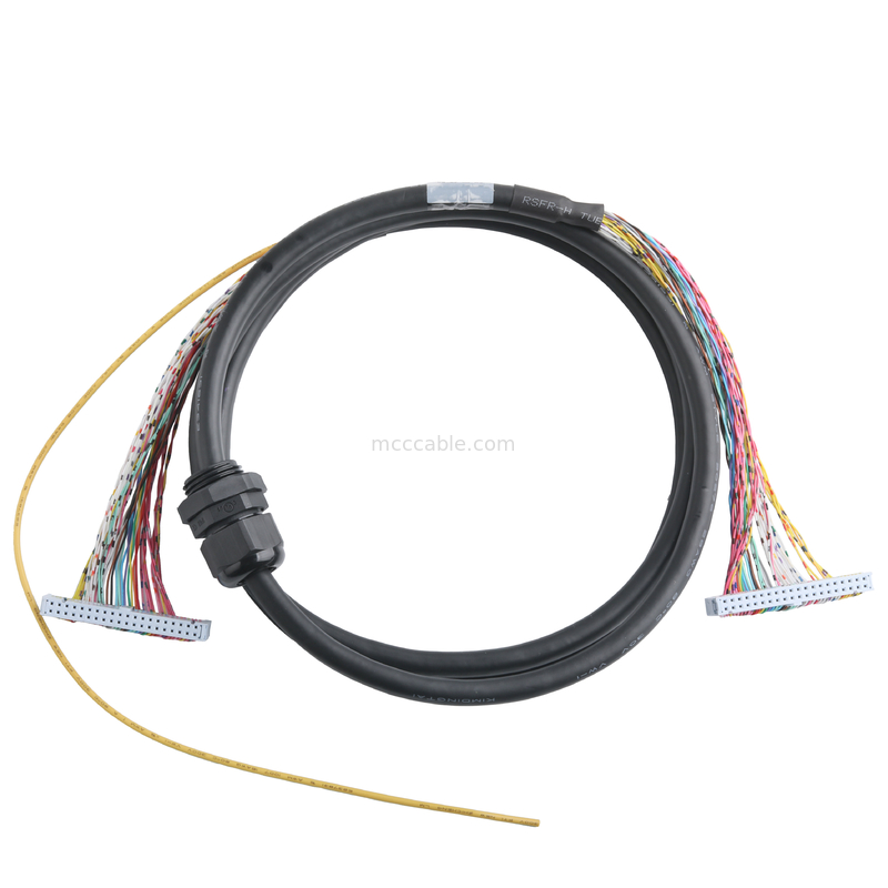 Collegamento 89140-0101 RCPT 40P IDC 26-28AWG GOLD Lungo-diretto, NPT Hubs con anello di tenuta integrato