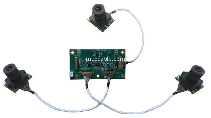 Micro Coax LI-JXAV-MIPI-ADPT-4CAM scheda fotografica e connettore fotografico FAW-1233-02 cavo OEM/ODM