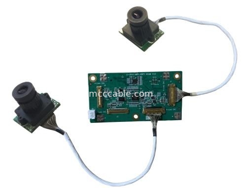 Micro Coax LI-JXAV-MIPI-ADPT-4CAM scheda fotografica e connettore fotografico FAW-1233-02 cavo OEM/ODM