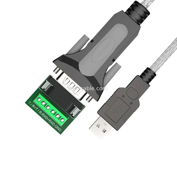 Cable di segnale digitale industriale USB-A a RS485 Port seriale DB9, supporto a diverse personalizzazioni di interfaccia