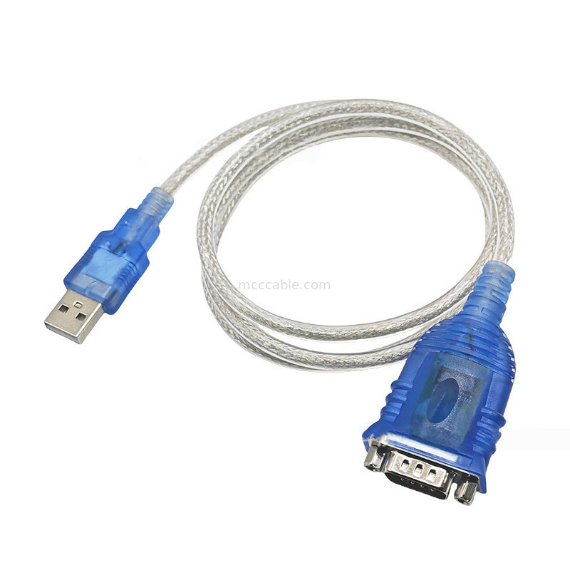 PL2303GT USB a cavo seriale USB-A a interfaccia del connettore DB-9P, protocollo seriale RS232-340, supporta lunghezza del cavo personalizzata