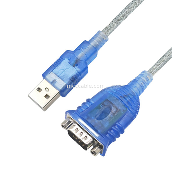 PL2303GT USB a cavo seriale USB-A a interfaccia del connettore DB-9P, protocollo seriale RS232-340, supporta lunghezza del cavo personalizzata