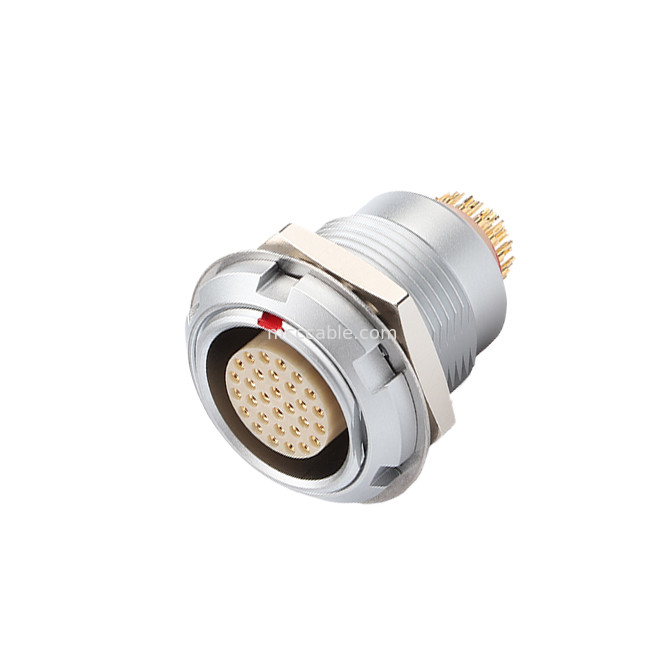 Connettore idraulico industriale serie B Z2 5Pin doppio dado saldatura circuito stampato pin core (diritto e angolare)