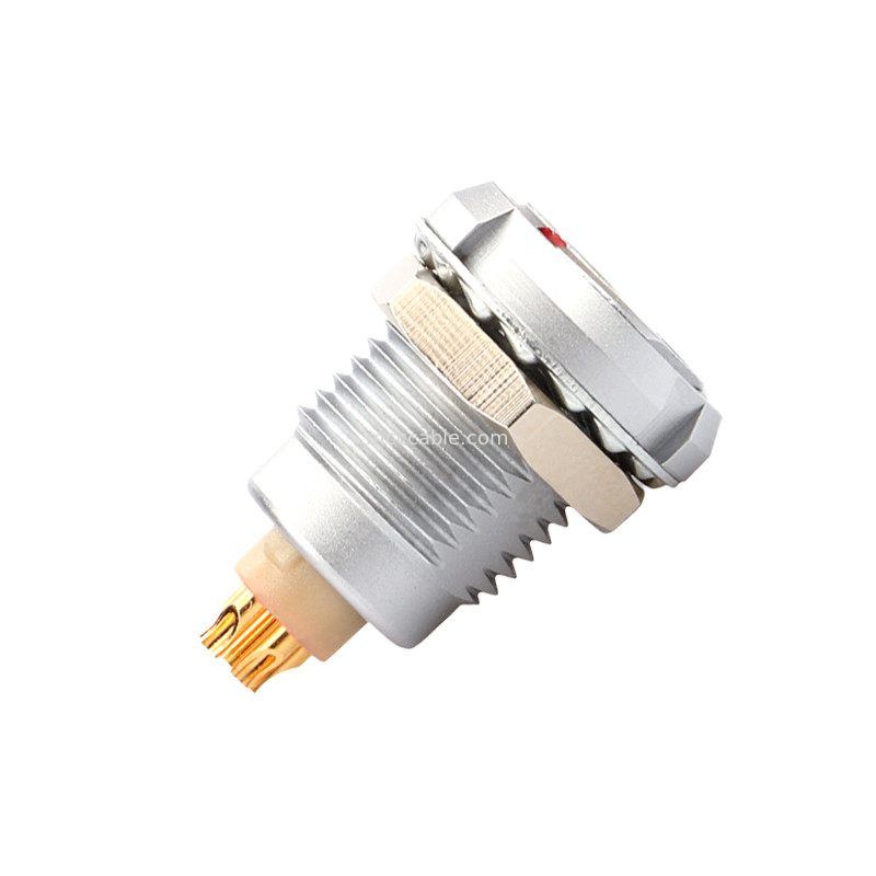 Connettore idraulico industriale serie B Z2 5Pin doppio dado saldatura circuito stampato pin core (diritto e angolare)