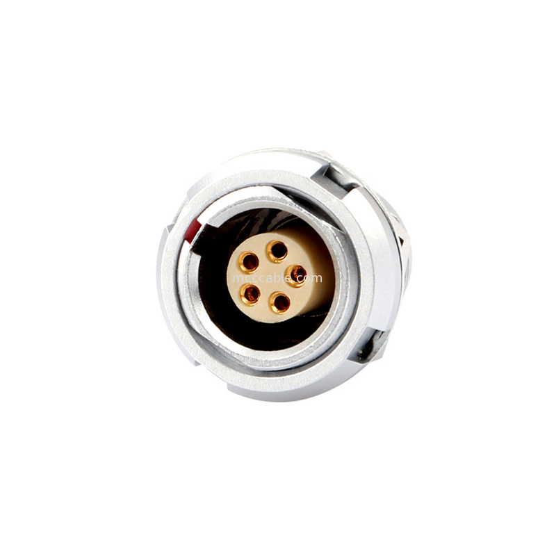 Connettore idraulico industriale serie B Z2 5Pin doppio dado saldatura circuito stampato pin core (diritto e angolare)