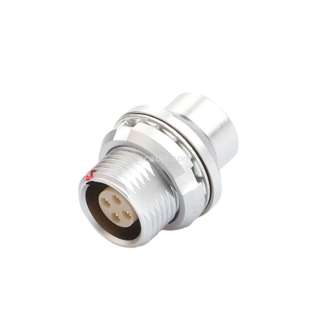 Collegatore circolare industriale serie B Z13 4Pin Femminile Collegatore esterno fisso a vuoto presa sigillata