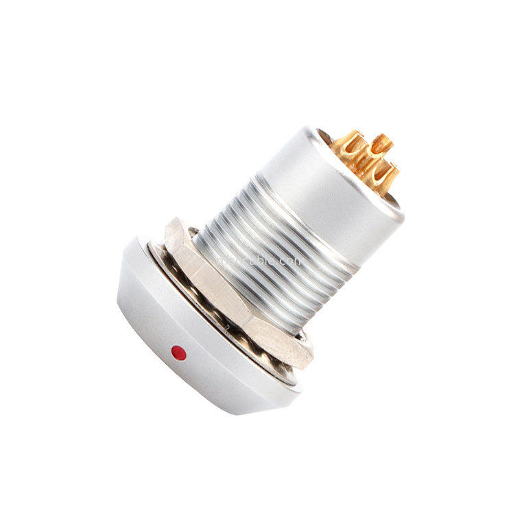 Connettore a blocco automatico a spinta-tiraggio Connettori circolari Serie B Z8 6Pin Femminile