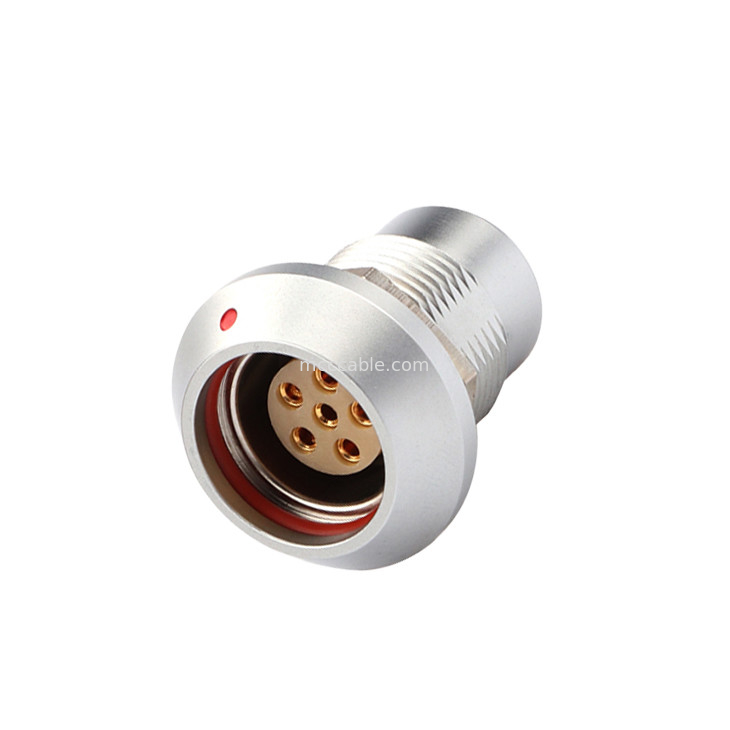 Connettore a blocco automatico a spinta-tiraggio Connettori circolari Serie B Z8 6Pin Femminile