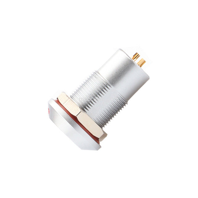 Connettore a prova d'acqua circolare Serie B Z7 4P Femminile Sottile a vuoto sigillato a prova d'acqua, Noce di presa fissa IP68