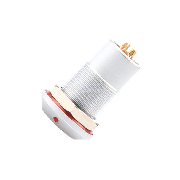 Connettore a prova d'acqua circolare Serie B Z7 4P Femminile Sottile a vuoto sigillato a prova d'acqua, Noce di presa fissa IP68