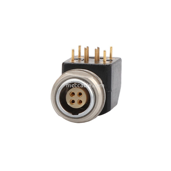 Serie B Z12 4Pin doppio dadi fisso angolo presa 90° angolo doppio dadi fisso per circuiti stampati