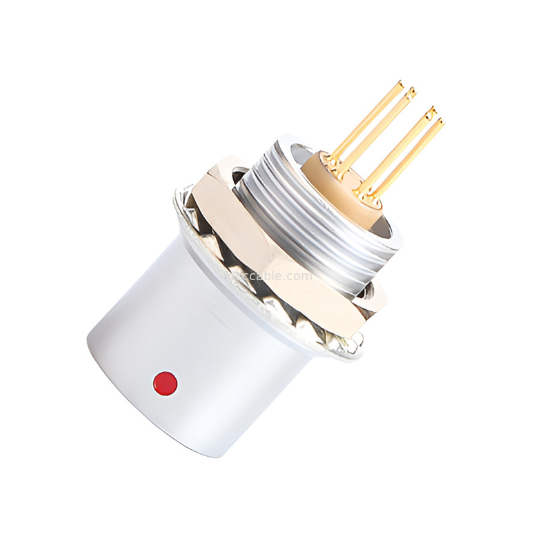 Collegatore a blocco automatico a spinta-tiraggio Controllo industriale circolare Serie B Z6 Collegatore a 6 pin Sensore di segnale da femmina a 6 pin