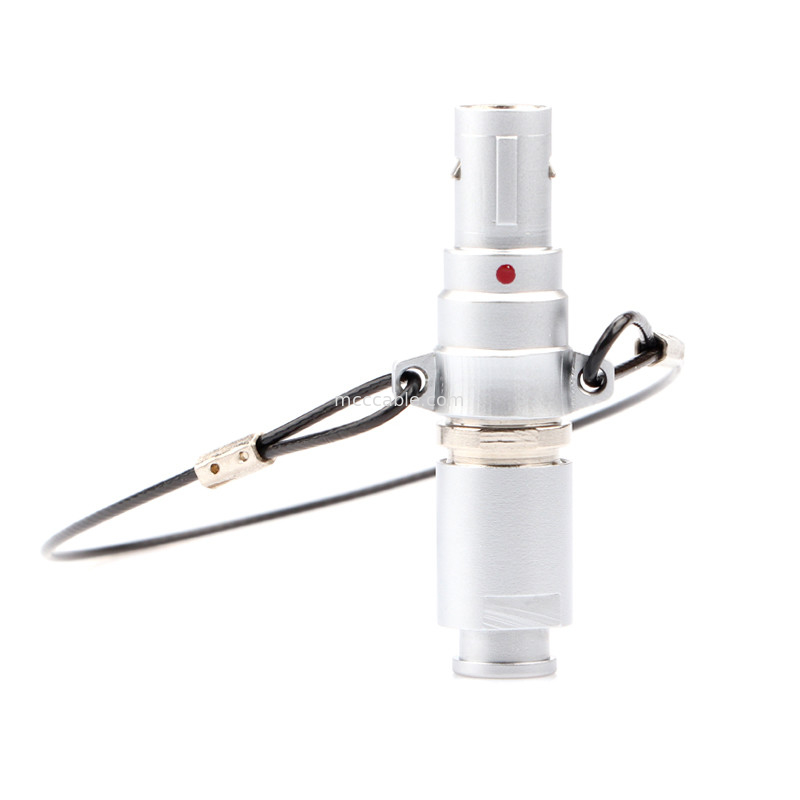 T4 Connettore circolare a 7 pin con chiusura a spinta-tiraggio connesso a blocco automatico