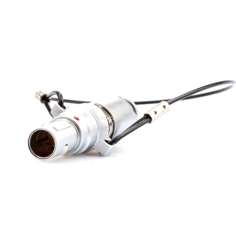 T4 Connettore circolare a 7 pin con chiusura a spinta-tiraggio connesso a blocco automatico