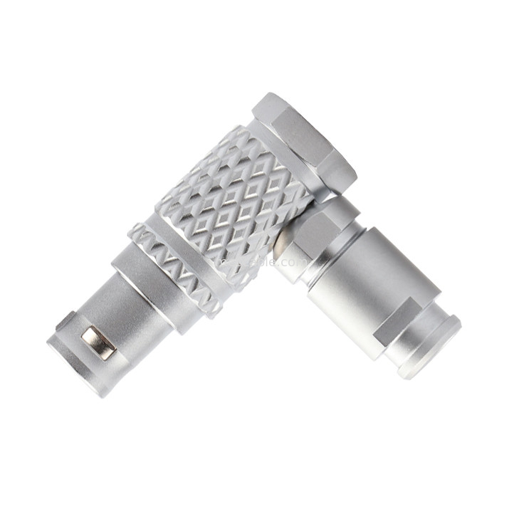 90° angolo di presa T3 5Pin serie B connessione circolare push-pull auto-bloccante per il controllo industriale