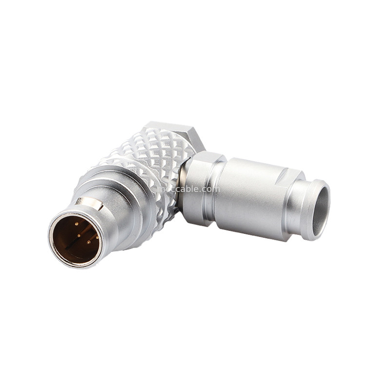 90° angolo di presa T3 5Pin serie B connessione circolare push-pull auto-bloccante per il controllo industriale