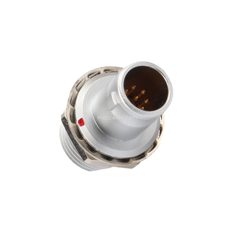 Push-pull auto bloccaggio T2 8Pin pannello di connettore circolare spina fissa senza dispositivo di bloccaggio soluzione industriale