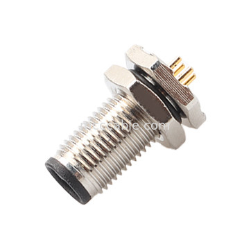 Collegatore circolare M5 codice-A Serie impermeabile pannello flange PCB Maschio presa di supporto 3-core e 4-core personalizzazione IP67