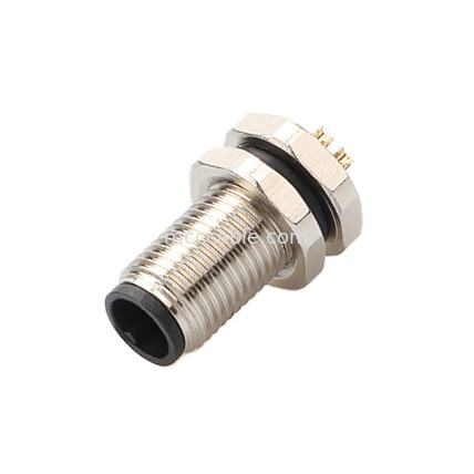 Collegamento circolare M5 Codice-A 2Pin 3Pin 4Pin Collegamenti industriali M5Z03AA0OCJ009-M5 Blocco frontale