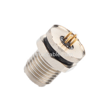 Connettore circolare M5 codice-A 4Pin serie impermeabile Female Mates con M5 pannello flange PCB presa maschile
