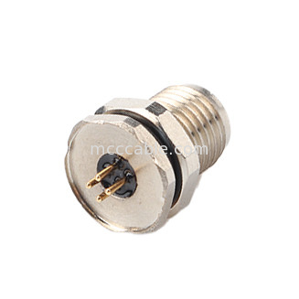 Connettore circolare M5 codice-A 4Pin serie impermeabile Female Mates con M5 pannello flange PCB presa maschile
