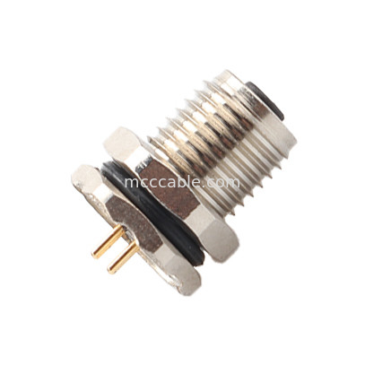Connettore circolare M5 codice-A 4Pin serie impermeabile Female Mates con M5 pannello flange PCB presa maschile
