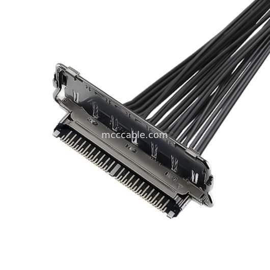 il connettore dei lvds scrive 40 a tipo accoppiamento di orizzontale del connettore 20977-040T 040E 01 dei lvds del perno il connettore Micro-coassiale