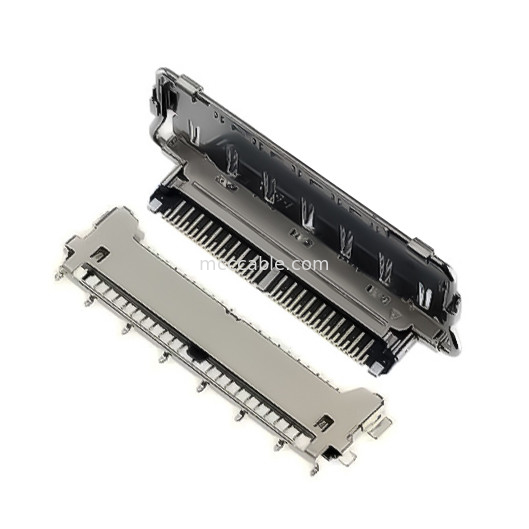 il connettore dei lvds scrive 40 a tipo accoppiamento di orizzontale del connettore 20977-040T 040E 01 dei lvds del perno il connettore Micro-coassiale