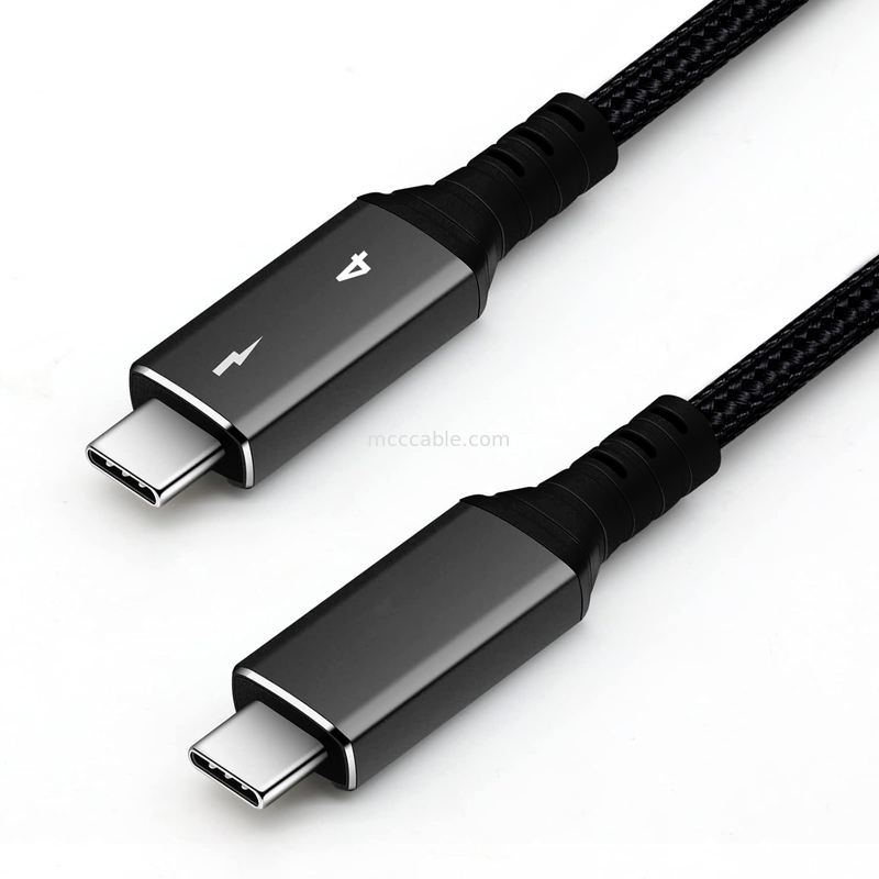 Thunderbolt 4 velocità di 40 Gbps, supporta due schermi 4K o singoli 8K