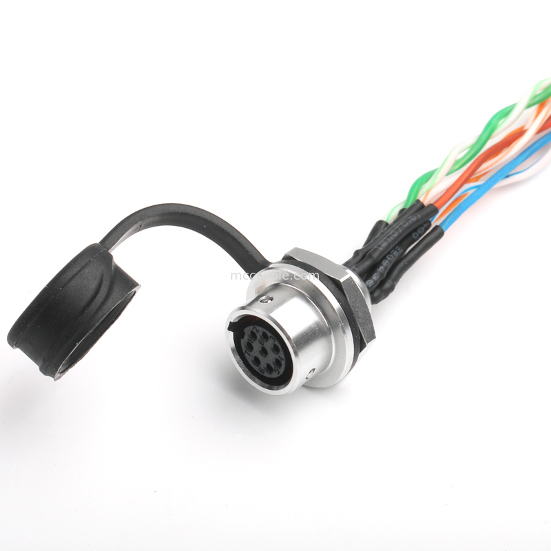 IP67 connettore circolare a 8 pin impermeabile SA812/S8S con cavo CAT5e per sistemi di telecamere