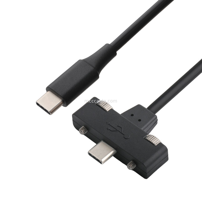 Cavo USB C a USB C, trasferimento ad alta velocità 40 Gbps, ricarica 100W PD, blindato