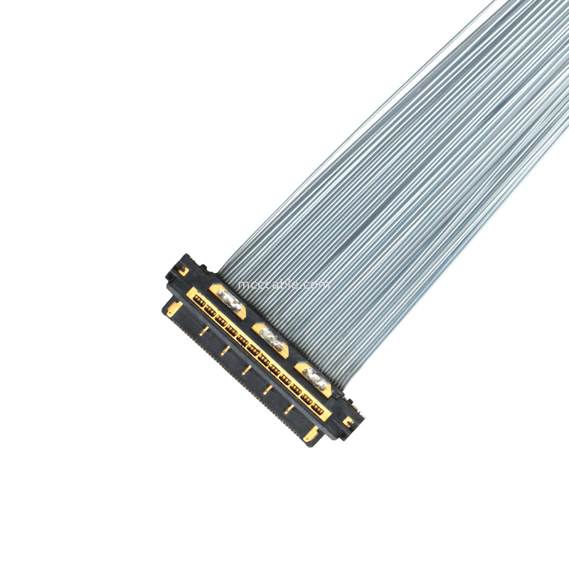 KEL XSL20-48S Cavo micro-coass di 0,25 mm di passo, 44AWG PFA blindato, a doppia estremità