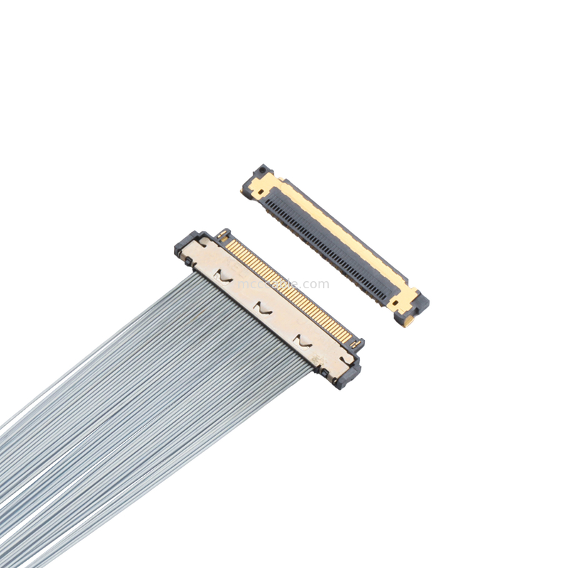 KEL XSL20-48S Cavo micro-coass di 0,25 mm di passo, 44AWG PFA blindato, a doppia estremità