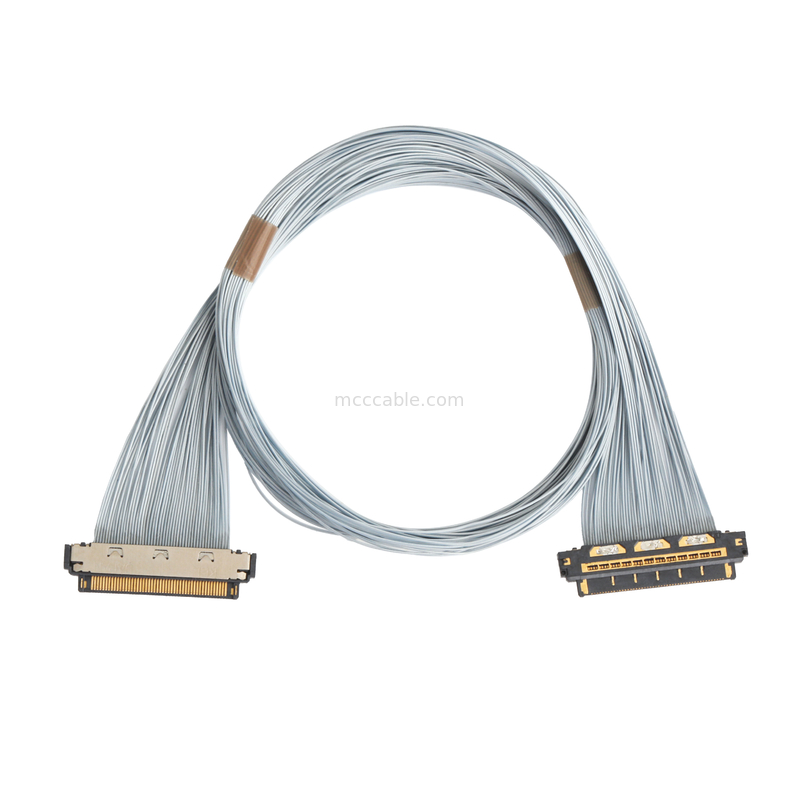 KEL XSL20-48S Cavo micro-coass di 0,25 mm di passo, 44AWG PFA blindato, a doppia estremità