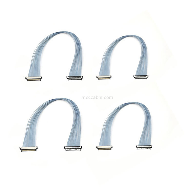 Cavo micro coassiale USL20-30SS-030C brevettato da 0,4 mm con meccanismo di bloccaggio unico per sistemi gimbal per fotocamere